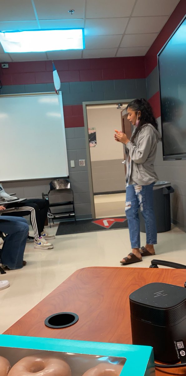 JudsonFCA's tweet photo. Happy Friday! Today senior XC athlete, Chloe Valles is leading our huddle this morning. #FCAFridays #GameChangers #Judson #RocketPride https://t.co/fgg4gyYLp9