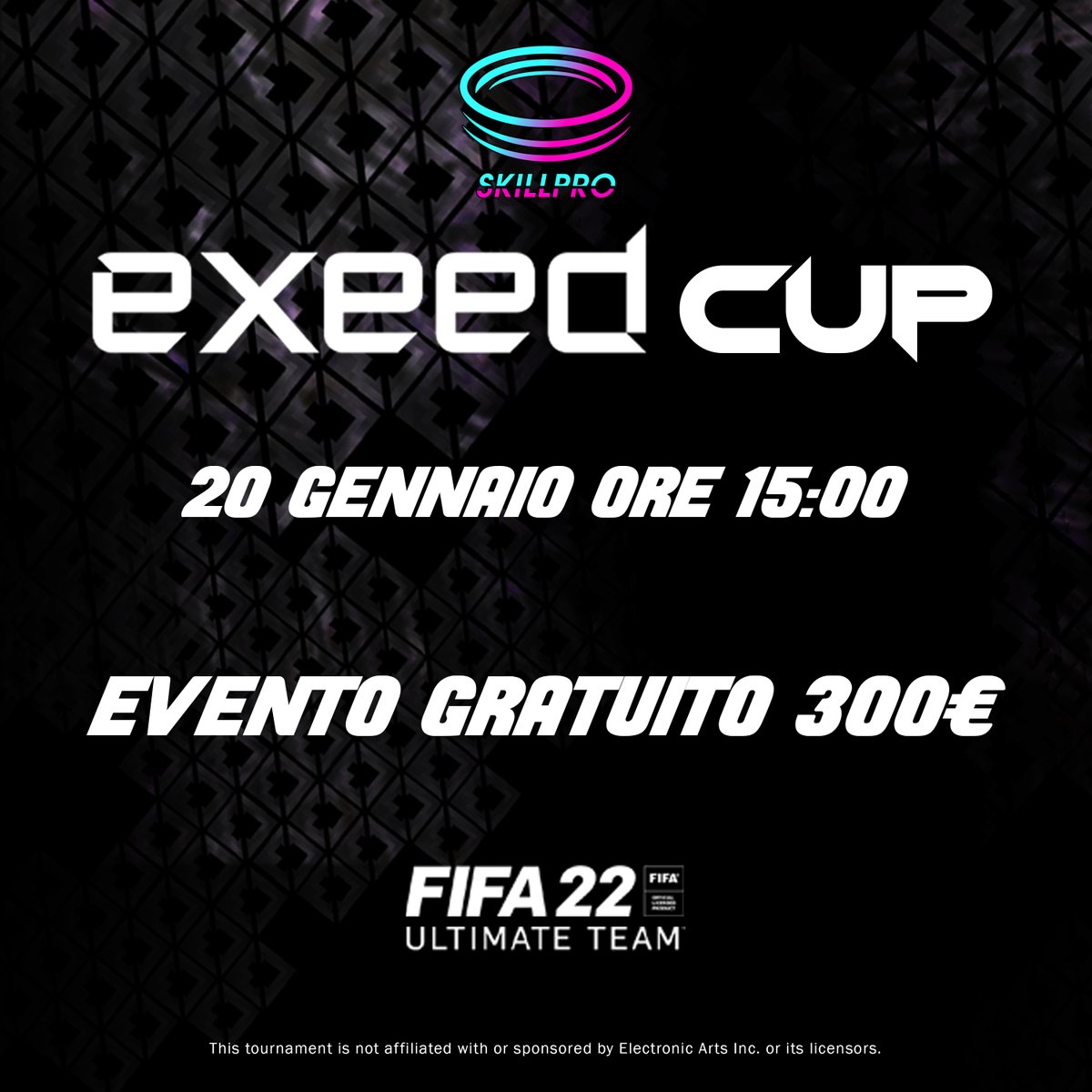 SkillProIT's tweet image. In collaborazione con @exeed_official, il nostro primo torneo ufficiale su PS5!
FIFA 22 - ULTIMATE TEAM!

300€ DI MONTEPREMI

ISCRIVITI: bit.ly/3FqRQIz