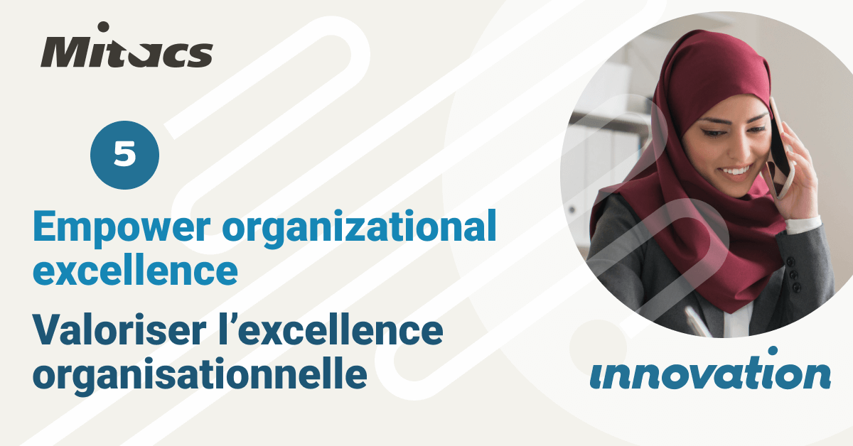 We’re empowering organizational excellence! To foster #innovation we also need to look internally. We’re promoting a values-driven culture that embraces new ideas and methods. #MitacsImpact

➡️ Learn more in our new #StrategicPlan: ow.ly/jYpW50HsrAg

#CdnInnovation #Canada