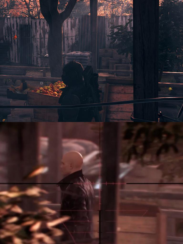 1your_soul's tweet photo. I want to share with you my guesses about where Lucas Gray was sitting (lying) when he was watching the Hitman. I completely repeated the trajectory of Agent 47 from the cutscene #Agent47 #Hitman #lucasgrey #IOI #agent6 https://t.co/2jzocH72rw