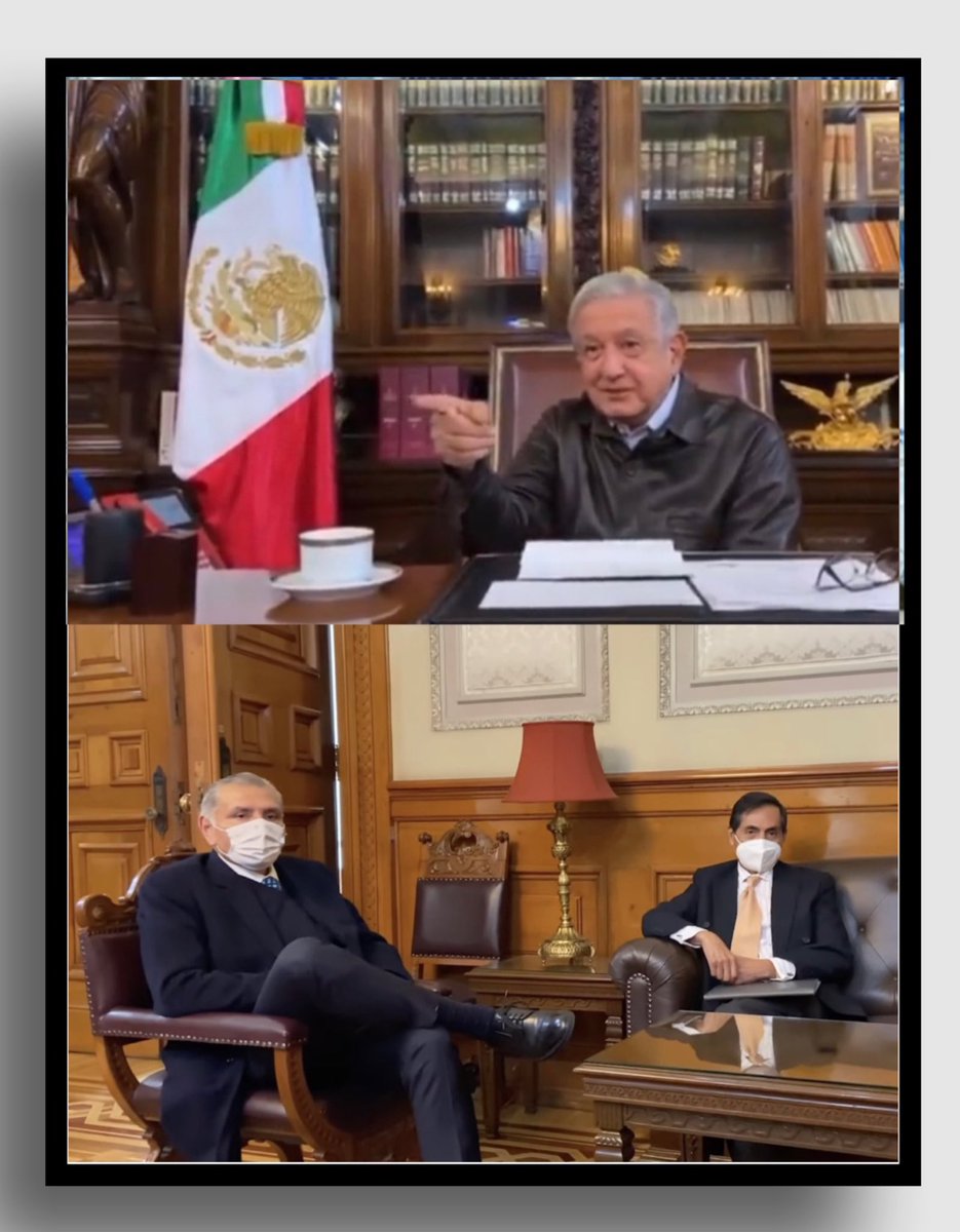 El que soltó a Ovidio pq le preocupaba que muriera gente inocente, pero no le importó la vida del pueblo y pidió que nos abrazáramos en plena pandemia... El que se ha contagiado dos veces por irresponsable, sigue sin usar cubrebocas. ¡Un gran humanista!😮‍💨