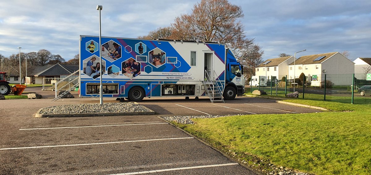 Just welcomed the MSU to <a href="/ThinkUHI/">UHI</a> Inverness. Looking forward to next week's courses with <a href="/CSMEN1/">NES Clinical Skills Managed Educational Network</a>  Sim and skills practice with @SandieSutherla1,<a href="/high_CSC/">Highland Clinical Skills Centre</a> and <a href="/SharanMahtani/">Dr. Sharan Mahtani</a>