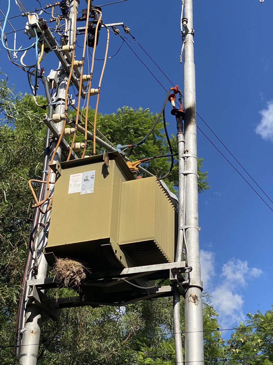 ⁦<a href="/CityTshwane/">City of Tshwane</a>⁩ can you please send out a team to 20th street Menlo Park. Transformer just blew. Live wires hanging in the road.