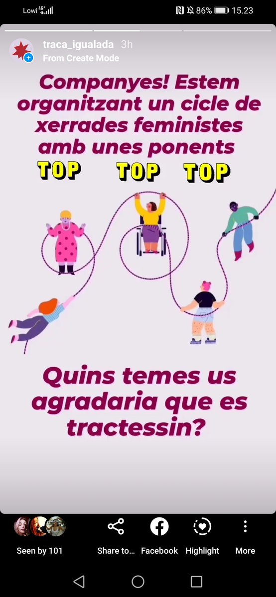 Companyes! Estem organitzant un cicle de xerrades amb unes ponents 🔝🔝🔝! A IG em deixat una caixeta xq ens digueu quins temes us agradaria que es tractessin (les respostes seran anònimes). No us ho perdeu!