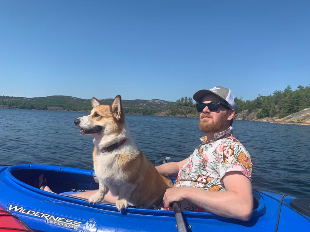 tomsmybeagle's tweet photo. @gtconway3d Corgis are the best co-pilots ❤#Betty #corgicrew #ThisWayDad https://t.co/Tb7acZm3AB