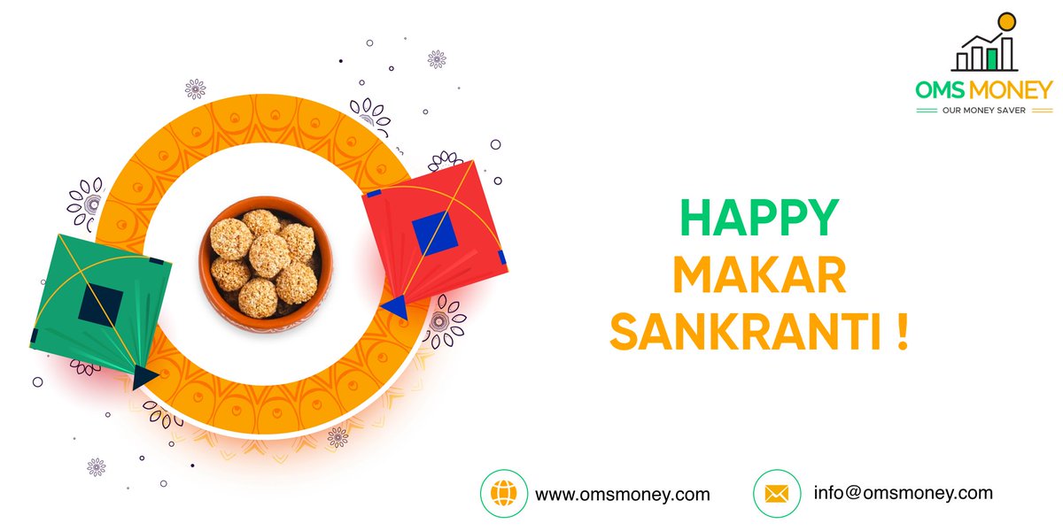 Wish you Makar Sankranti from OMS Money Team.

#OMSMoney #financialplanning #SEBIRIA #RightAdvice #MONEY #Invest Money #Planmoney #createwealth #SIP #Mutual fund #advice #riskplanning #investmentadvisor #goalplanning #healthcheck #taxPlanning #retirerich #retirementplanning