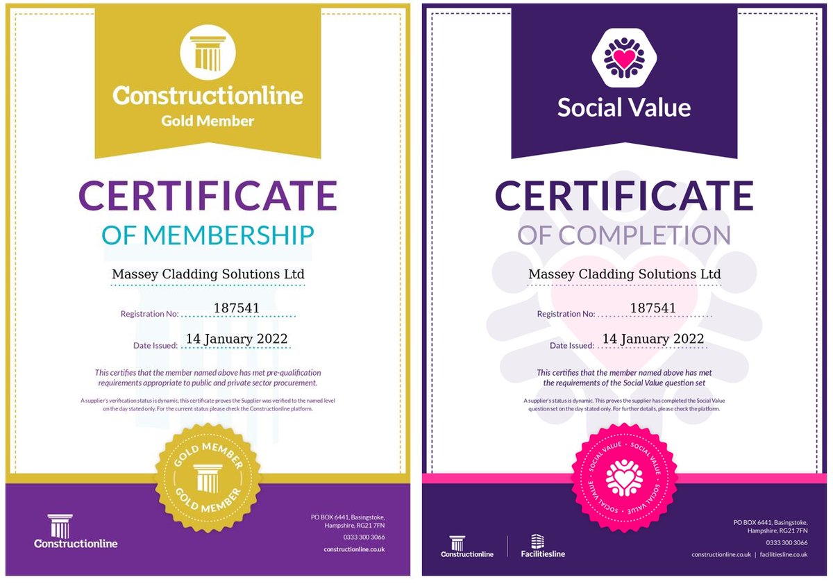 Massey Cladding Solutions Ltd. tweet media