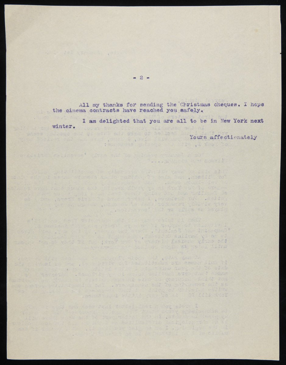 BeineckeLibrary's tweet photo. "Your letter enclosing the changes you have made in the first chapter of 'The Age of Innocence' has just come."
Letter: 1920 January 14, Paris: Edith Wharton to Mary Cadwalader Jones
From: Edith Wharton collection https://t.co/pdHtxlxMSt https://t.co/IEBON9B7pr
