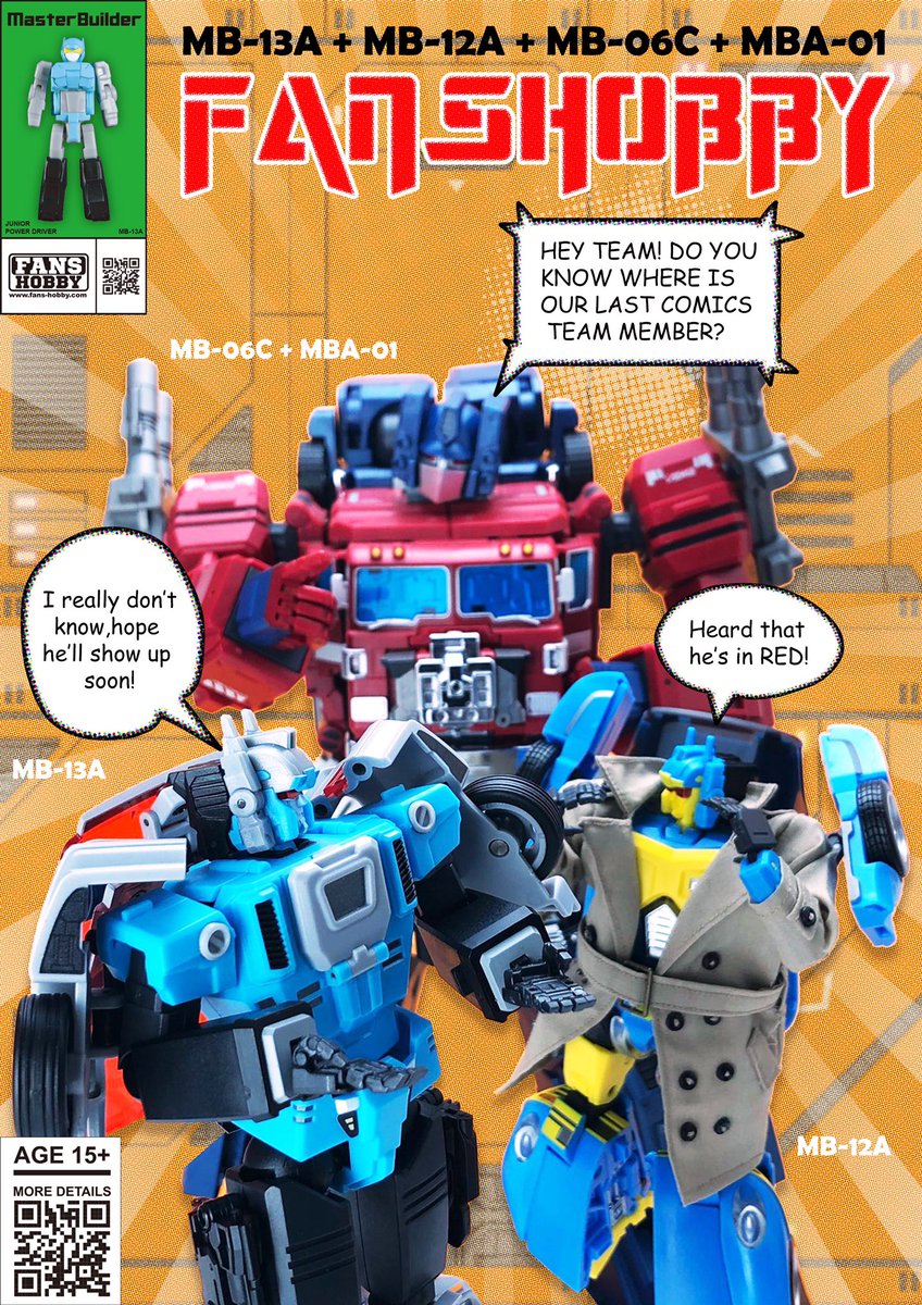 fans_hobby's tweet image. Comics time🎉🎉

#fanshobby #thirdpartytransformers #powerbaser #ginrai #masterforce #powermaster #redbuzzer #siren #nitewalker #nightbeat #juniorheadmasters