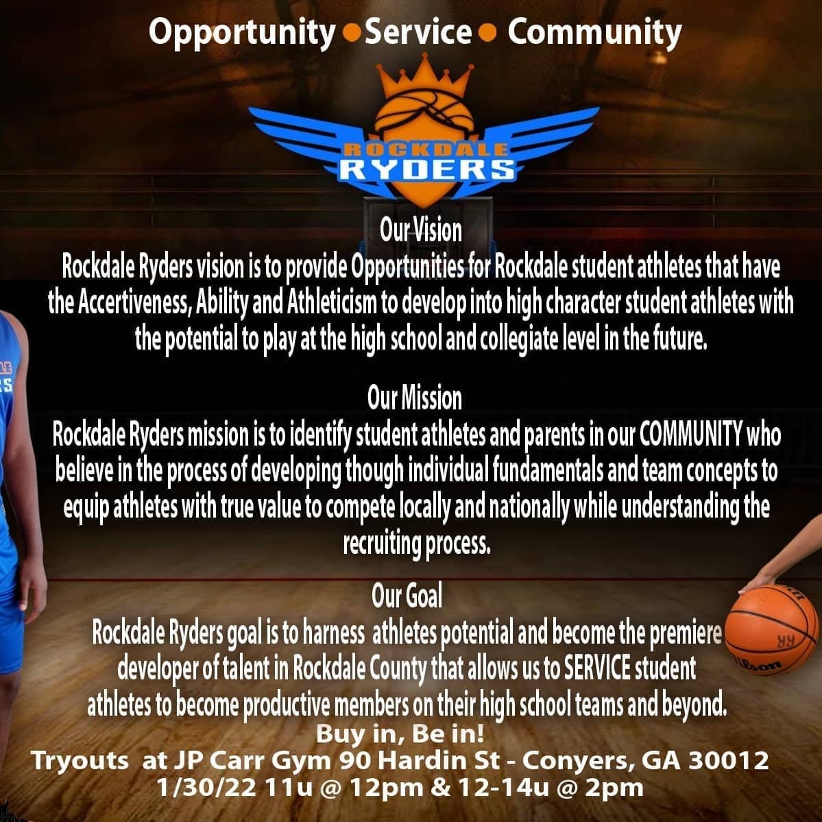 Building players with confidence!