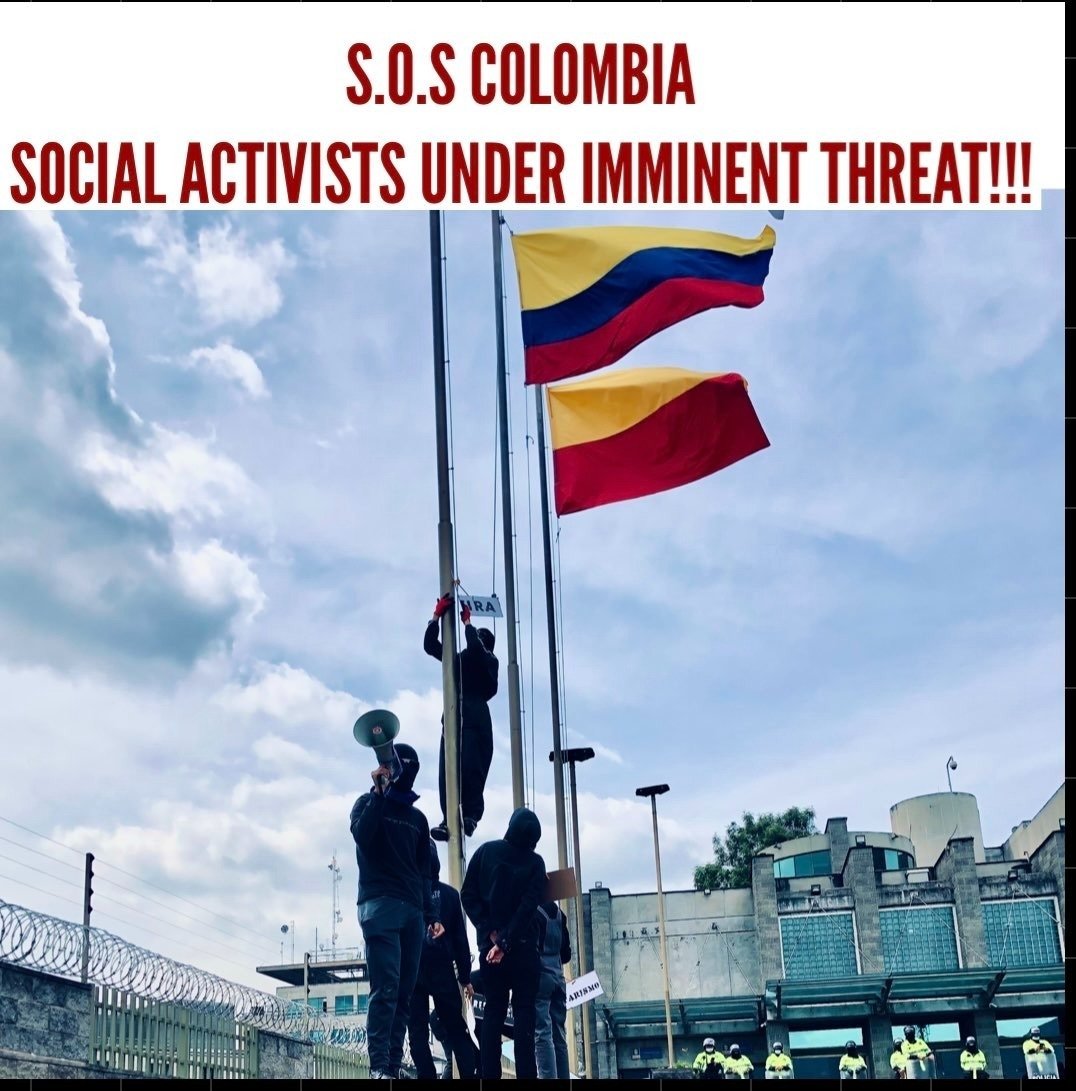 RAM_Philly's tweet photo. Alerta S.O.S Colombian comrade AMOK from the front lines of the uprising is facing repression by the state.

Help spread the word!

#InternationalSolidarity
#Colombia https://t.co/ypKdAGx6bp