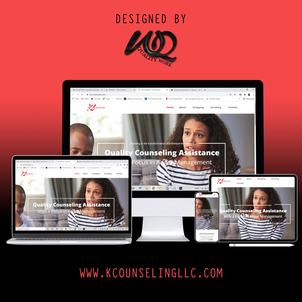 GeeGeeWse's tweet photo. 💎Another Quality Project 💎 Nice clean design, responsive to every device size, and easy functionality ☑️ Another quality project designed by my team here at @QWoffices 💻 Contact us today to get help with your project! https://t.co/eQynKzXBGa