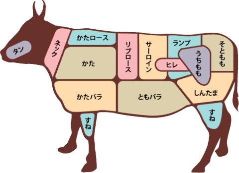 牛肉の部位のtwitterイラスト検索結果