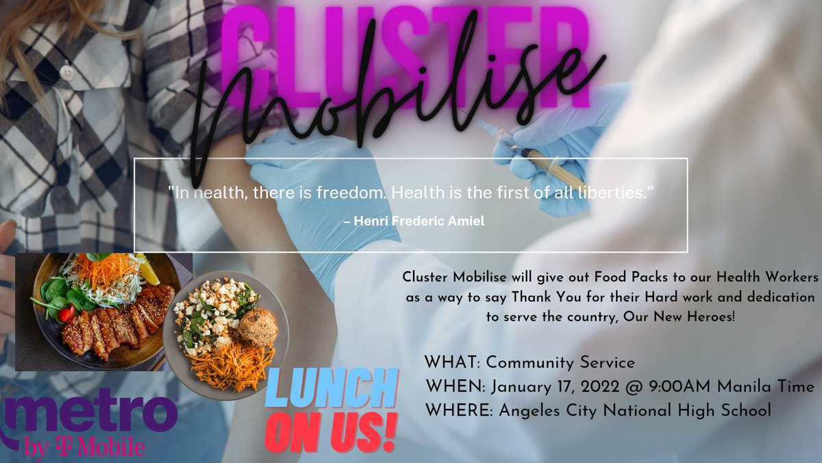 Booombastic Friday Clarktastic

Cluster Mobilise will do Community Service and you are invited to come and join US!!

#MetroClarktastic
#ASWClarktastic
#WeAreMetro
<a href="/ONE_Clarktastic/">Clarktastic #1</a> <a href="/iamyourritzy/">Ritz Feliciano</a> <a href="/jayndallas55/">PJ Moore</a> <a href="/varunpandey84/">Varun Pandey</a> <a href="/HPDEC1969/">Hector Perez</a> <a href="/Josie_MPCS/">Josefina Garcia</a> <a href="/glo527/">Mary Glodis</a> <a href="/hopenorris/">Hope Norris</a>