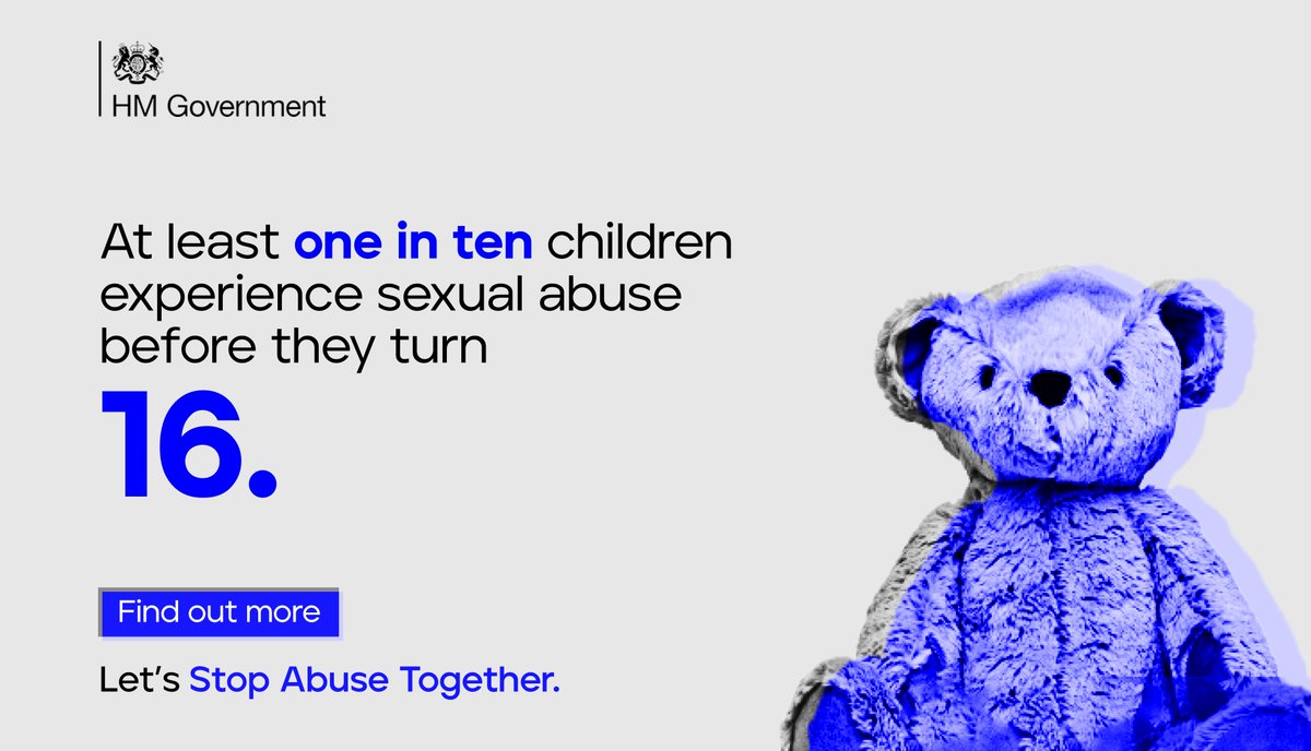 DHSCgovuk's tweet image. Could you spot the signs of child sexual abuse? 

Get confidential advice and support to help keep your child safe. 

Let’s #StopAbuseTogether 

▶️ stopabusetogether.campaign.gov.uk