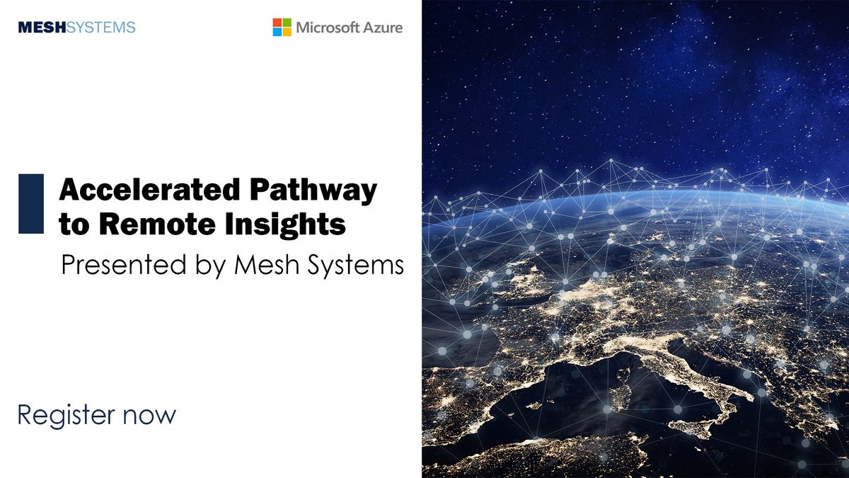 Join our #MSPartner #Webinar on January 18 at 1pm EST to discuss how Mesh Systems’ IoT Solution Accelerator helps mitigate the challenges of developing IoT solutions. Register now. aka.ms/AAf65mm #AzureIoT