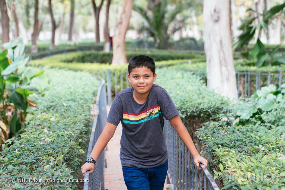 For a long time, the smell of paint left 11-year-old Javier* feeling traumatized, but through the love and support of his family and help from UNHCR in Mexico, he is now thriving.

bit.ly/3nqzrWv