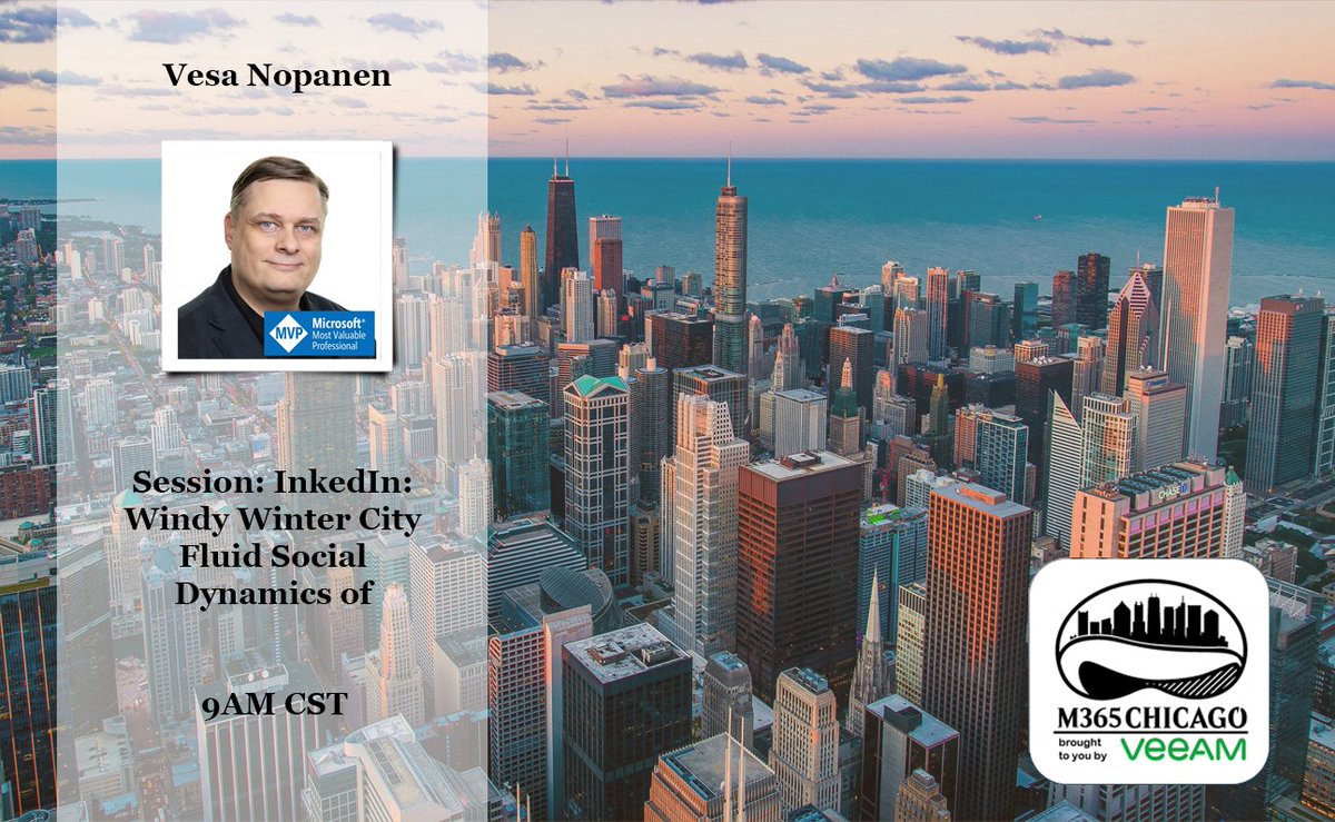 M365Chicago's tweet photo. Our YouTube Live Stream is running - and in 5 minutes you can watch @vesanopanen present InkedIn: Windy Winter City Fluid Social Dynamics of Whiteboarding #M365Chi22 #CommunityRocks #OTSNLive https://t.co/e0jpOJYJBX https://t.co/uW71yE3jrz