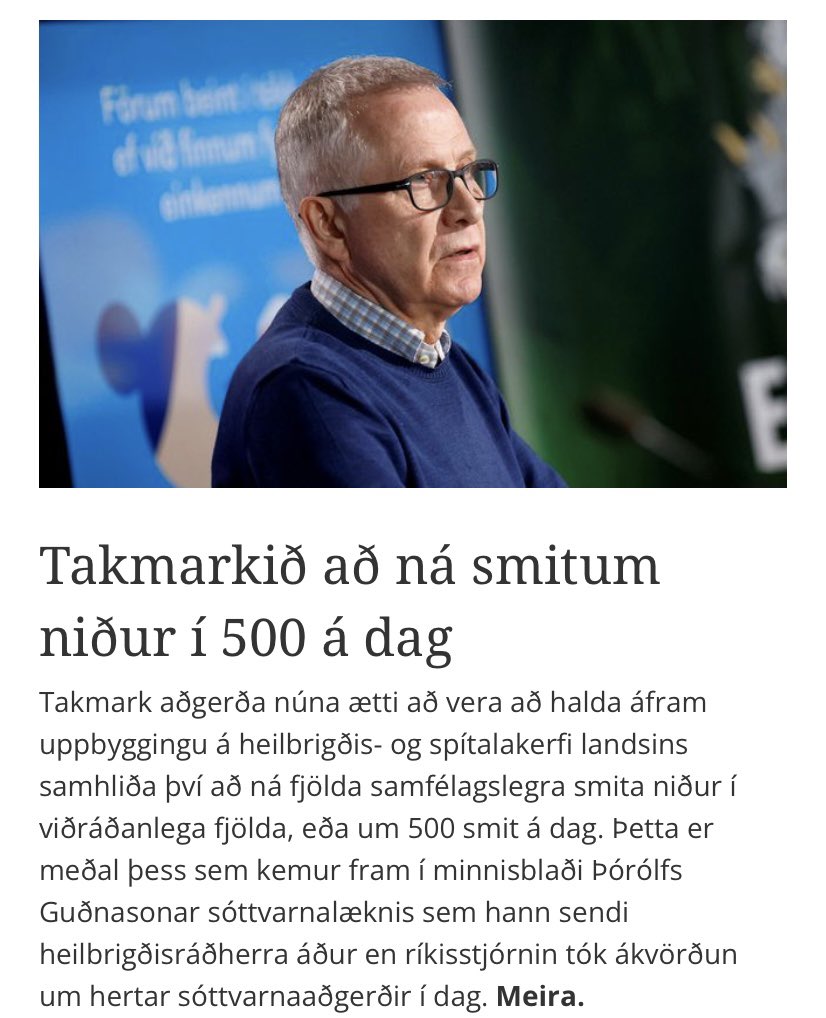 Ok listen up. Takmark og markmið er ekki það sama. Í þessu tilfelli notum við orðið markmið. Notkun á orðinu takmark hér lætur þetta hljóma eins og markmiðið sé að fara niður í 500 smit en ekki minna en það. Takmark og markmið er ekki það sama Takmark og markmið er ekki það sama