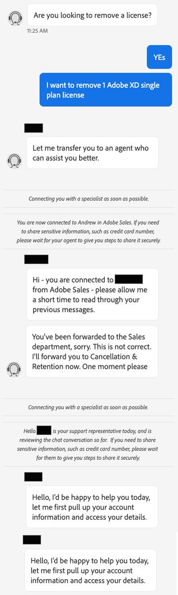 FranzBerliner's tweet photo. Not many people know this, but the inspiration for the line "You can check out any time you like, but you can never leave" in the song 'Hotel Califonia' came from someone trying to cancel an Adobe license. #adobe https://t.co/F2tA7EujVA