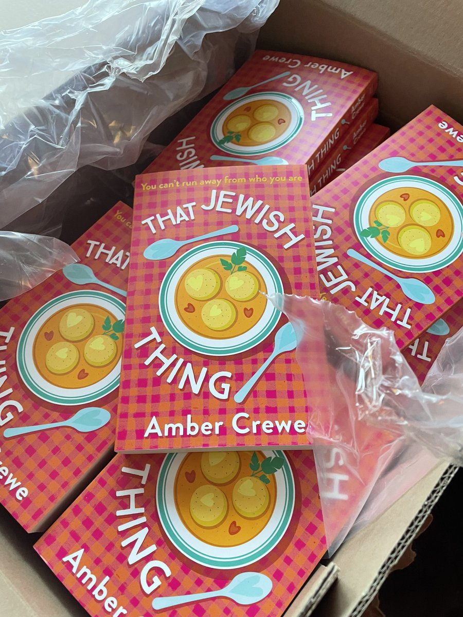 NicoleBurstein's tweet photo. My author copies just arrived!!! #ThatJewishThing 💛💛💛 https://t.co/N0I9aXhOum