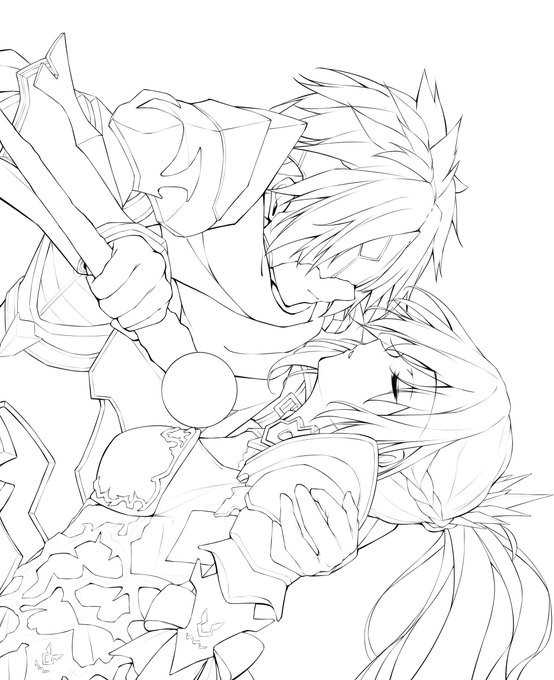 とりあえずこの辺まで描けた 