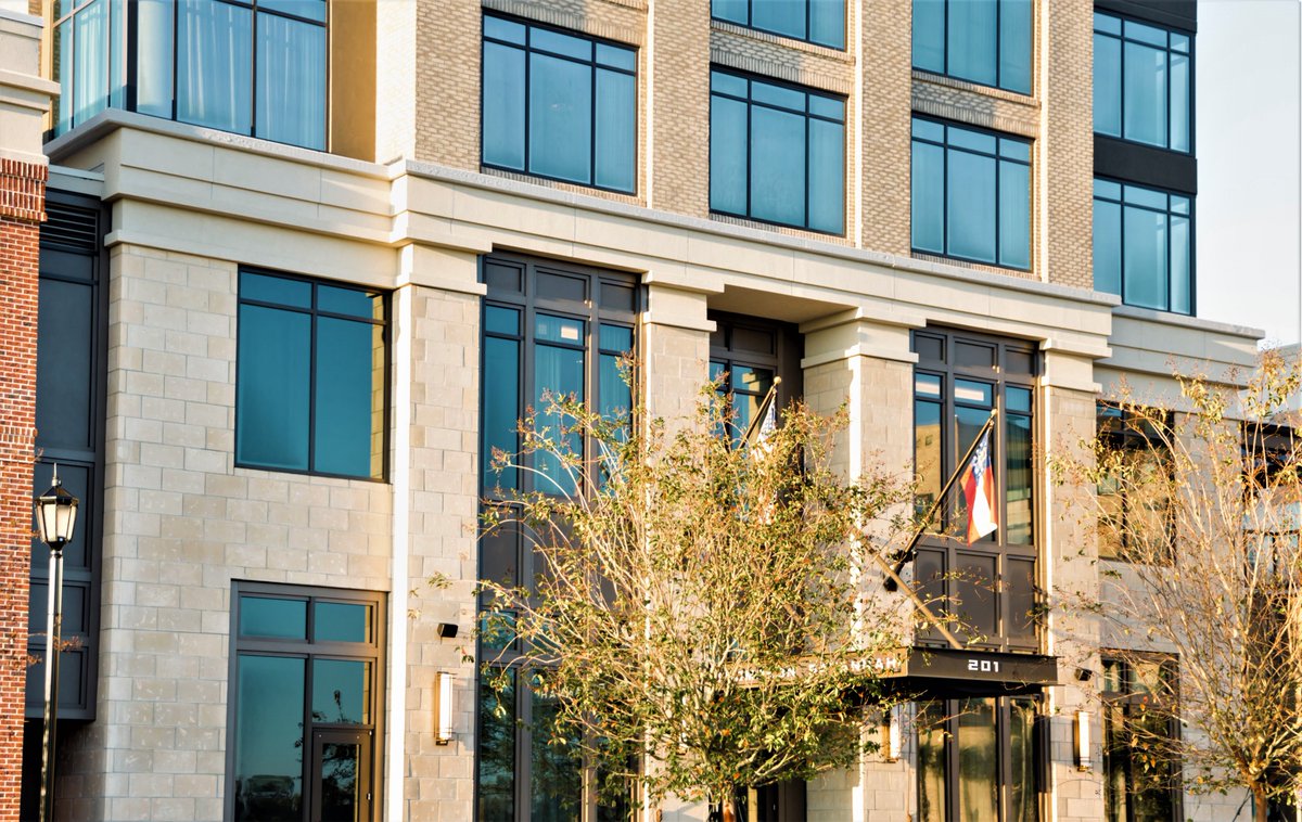 MasterWallInc's tweet photo. The Thompson Hotel in Savannah is an emerging luxury brand by Hyatt. Standing at 13 stories, this project is a beautiful representation of how EIFS can be used to create eye-catching finishes on landmark projects.
#wefinishstrong #EIFS #CIFS https://t.co/8sEKAVZP6T
