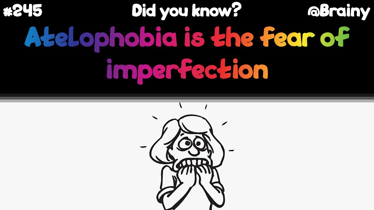 Did you know? 🧐
Fact 245 👇👇👇
#information #facts #interestingfacts #amazingfacts #braingang #brainarmy #brainy #atelophobia #phobias #fears #fearofimperfection #imperfection #humanemotions #humans