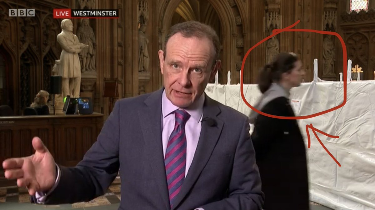 AMHammersmith's tweet photo. I walked behind a BBC News presenter in the House of Commons during the 2020 Budget - not train-related but pretty impressive, no? https://t.co/YpXto3goQb