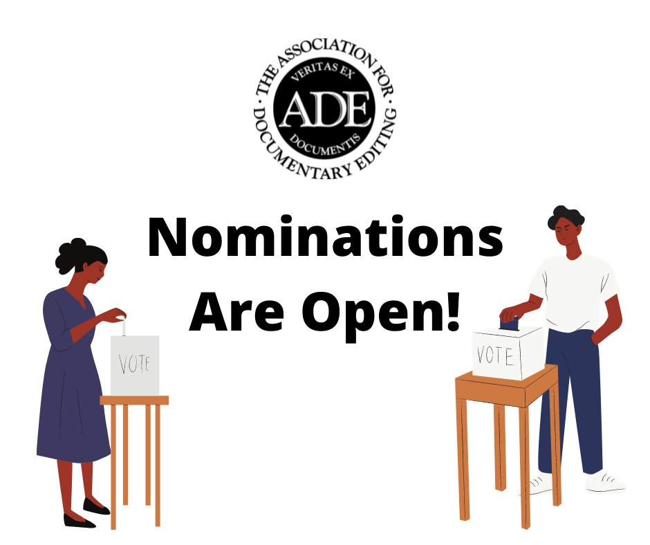 editorialnotes's tweet photo. REMINDER! Please submit your nominations for ADE Council positions! https://t.co/834gJ3J5nJ https://t.co/rpjls9U6No