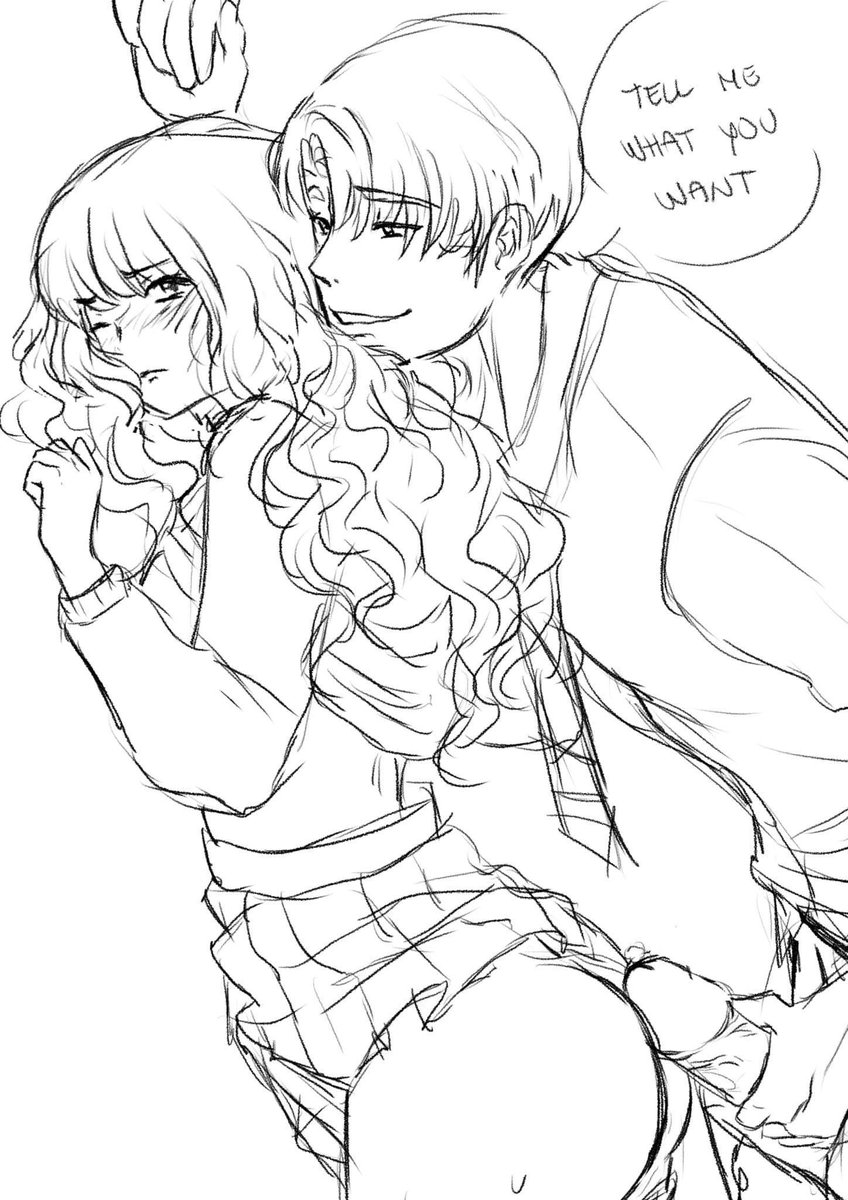 Idk if i sketched it too big or-- 🤔gonna color this one next 😌