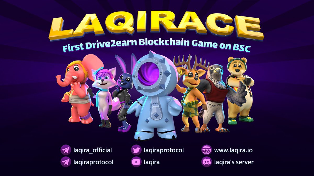 LaqiraProtocol's tweet photo. Do you know that #LAQIRACE is world’s the first #blockchain #Drive2earn game?
 It will definitely be the most attractive and profitable #blockchain_game in the crypto market.
 Stay tuned for breaking news and surprises coming soon.
#LQR #LaqiraProtocol #PlayToEarn #NFTCommunity https://t.co/UPwWHcHC6g