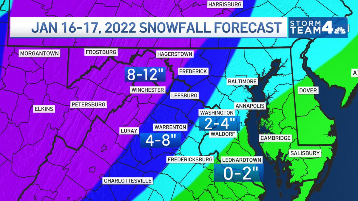 I-95 corridor Sunday evening and night. 