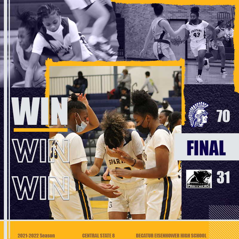 Late post but with our win from Tuesday night against Eisenhower we moved to 6-2 in the conference and 500 overall! Marisa Gant had 19 points, DD Mehundrew had 12 and Bri Jones had 11.  #eastside