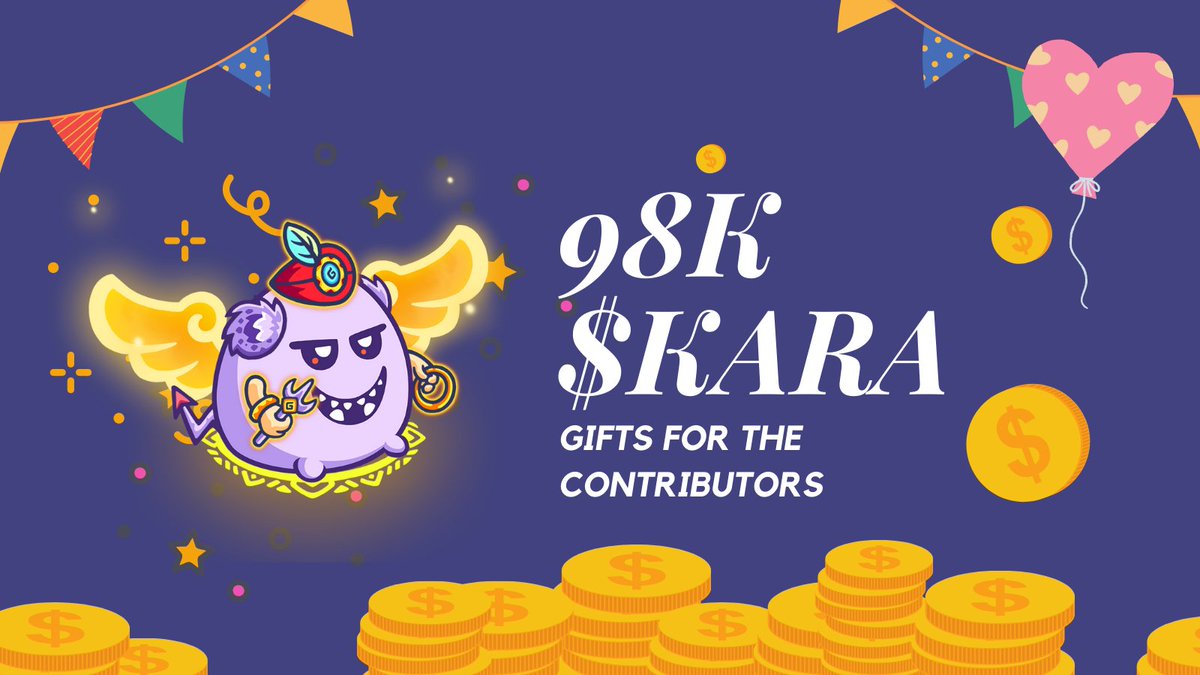 karastargamefi's tweet photo. 💰98K $KARA giveaways for DAO members  &amp; community contributors! Congratulation!🎉🎉
 
🥰Hope we can work together to make a better program!

👉We welcome all DAO members to come back. This is our home: https://t.co/nYSIYg26Ow https://t.co/2nRT6GeBLv