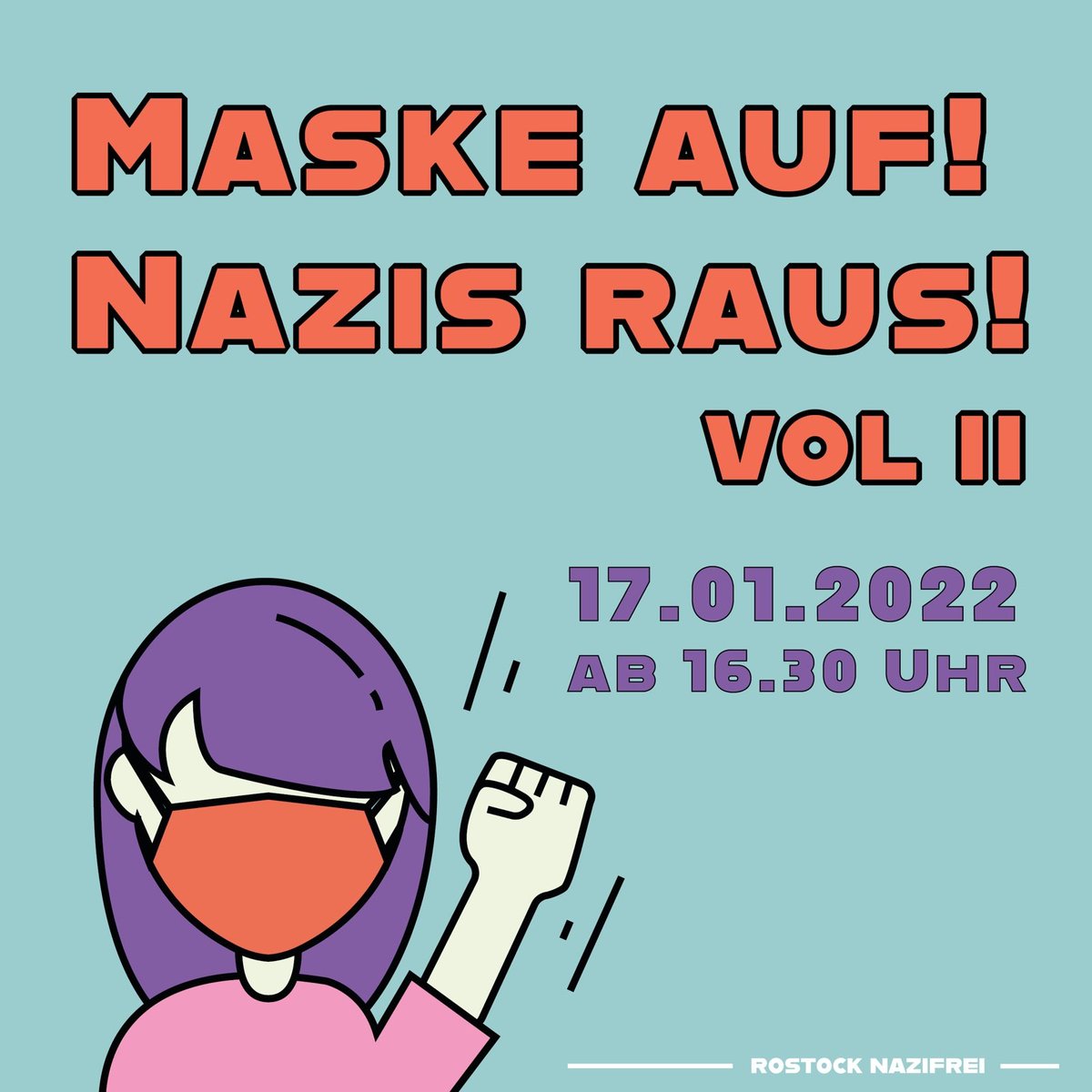 Antifaschistischer Protest ist nötig &amp; wird weiter stattfinden

Kommt am Montag zu unseren Kundgebungen! Ab 16.30 Uhr am Gewerkschaftshaus, Motel One und Neuen Markt!

Wir rufen alle auf, sich der Präsenz von Neonazis in Rostock entgegenzustellen!

#hro1701
