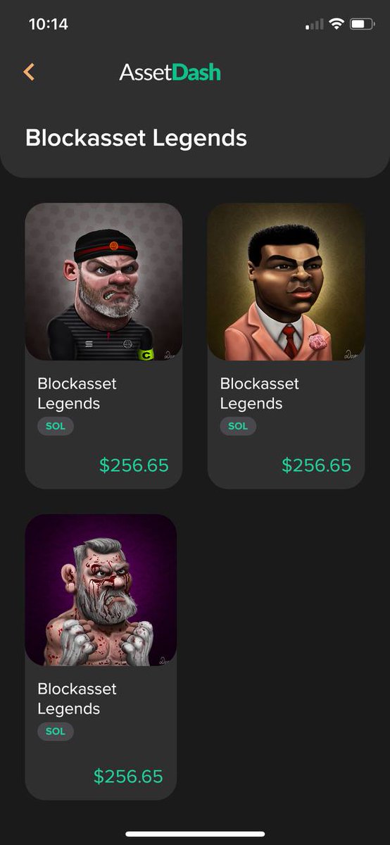 assetdash's tweet photo. NFT Giveaway 🎉

We partnered with @Blockassetco to giveaway a Wayne Rooney, Michael Bisping &amp; Muhammad Ali NFT to three AssetDash users!

Rules:
1. Download AssetDash and add a $SOL address
2. Follow @assetdash &amp; @Blockassetco
3. Retweet

Winners will receive NFTs on Sunday! https://t.co/1lu9xuecAU