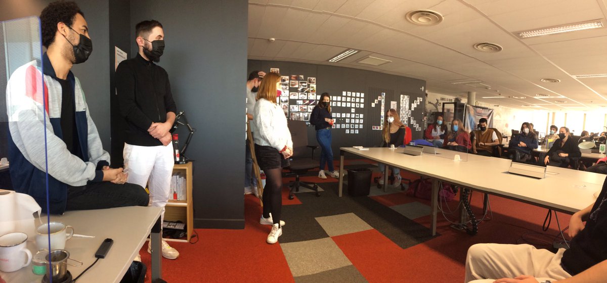 UBee_Lab's tweet photo. Merci @1Kubator pour la présentation de vos services et de quelques startups 1kubées aux M2 #entrepreneuriat de l’@iae_bordeaux . Le plaisir de revoir notamment nos anciens #UBees de Cyc’lock désormais accompagnés chez vous 👍🏻 https://t.co/GuiyCqTufI