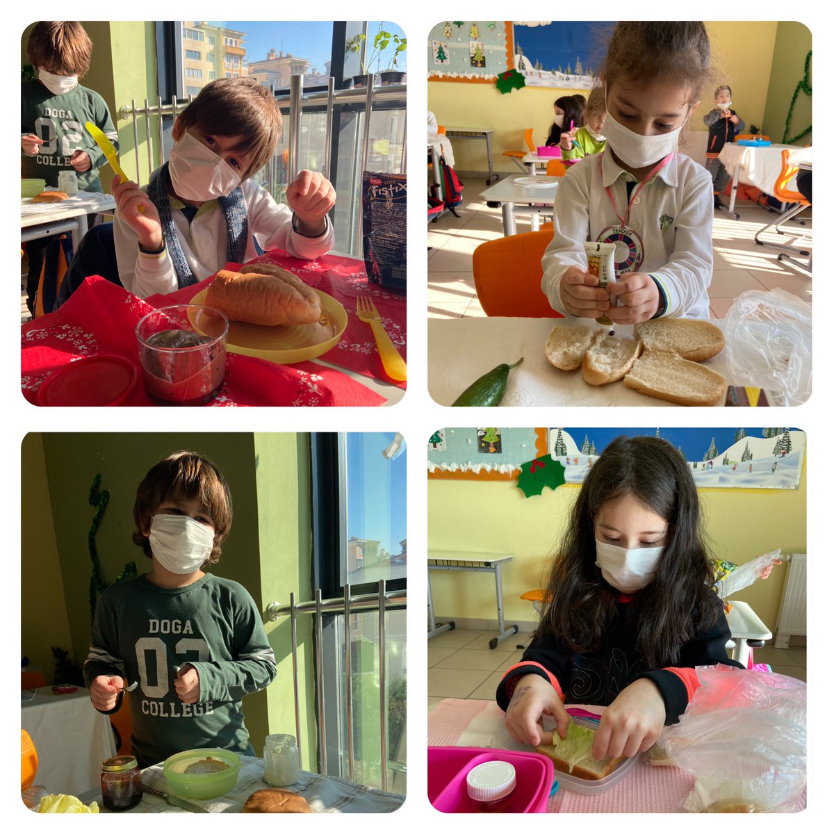 Küçük şefler kendi yemeklerini hazırladılar. 🍽
<a href="/serozeren/">Serhat Özeren</a> 
<a href="/EnisEryaman/">Enis Eryaman</a> 
<a href="/alideniz_itu/">Prof. Dr. Ali Deniz</a> 
<a href="/ozgurkapann/">Özgür Kapan</a> 
<a href="/suleymancalis33/">Süleyman Çalış</a> 
<a href="/AysenurBagmen/">AysenurBağmen</a>