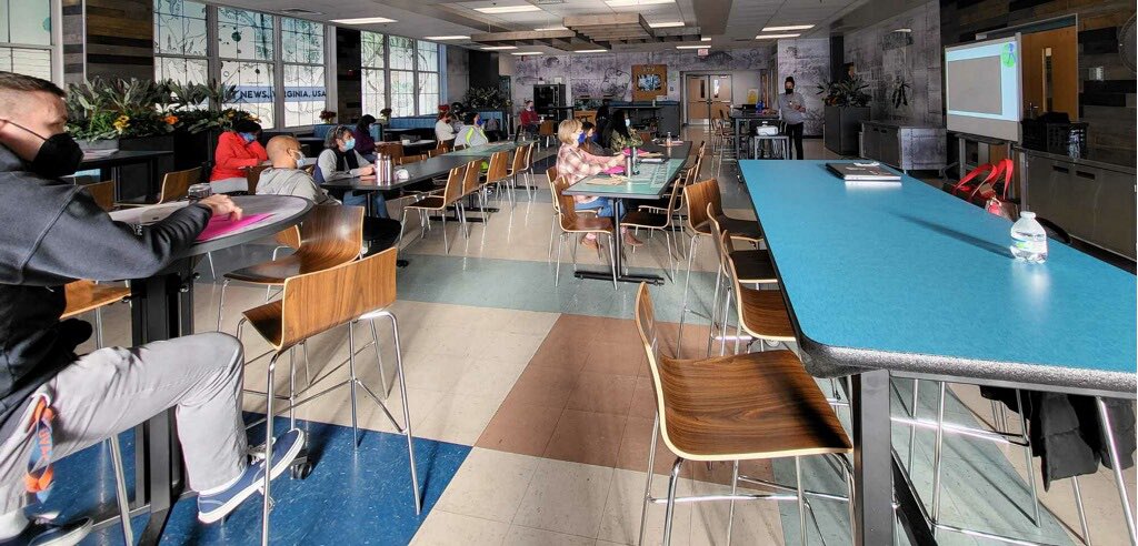 Dr. Tonya Faulk and Chante' Lawrence took Booker T. Washington Middle School staff along a walk into the shoes of Students with Disabilities- “Walking In Their Shoes" <a href="/TonyaTheDiva/">T. Faulk, Ed.D.</a> <a href="/Chanluv71/">Chante Lawrence</a> @MmUpenn16 @vv3104 <a href="/StudentAdvNNPS/">NNPS Student Advancement</a> <a href="/BTWashingtonMS/">Booker T Washington</a>