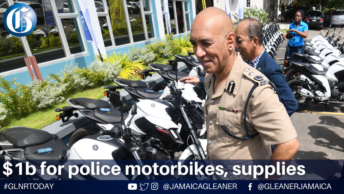 JamaicaGleaner's tweet photo. As Jamaica grapples with the soaring homicide rate, @NigelClarkeJa announced on Thursday that the Gov't has allocated $1 billion to acquire motorbikes, armoured vests, and other equipment over the next 10 weeks.
Read more: https://t.co/059mEtRPoH #GLNRToday https://t.co/4rOL5wazE9