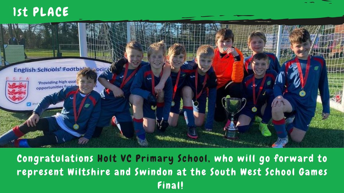 Congratulations @HoltPrimary, Luckington Community School, and Coombe Bisset CofE! ⚽️

You can find more pictures from the event on our website: https://t.co/S8Cf7zy36g

#WiltsSG @YourSchoolGames @Apple_Supply