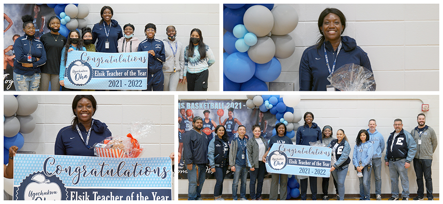 ElsikHighSchool's tweet photo. Mad props to Coach Oha, @ElsikHighSchool Teacher of the Year #MightyRamProud #VamosRamos #yolo πππππππ°π° Thank you for all you do. https://t.co/sGHZMvEdmy