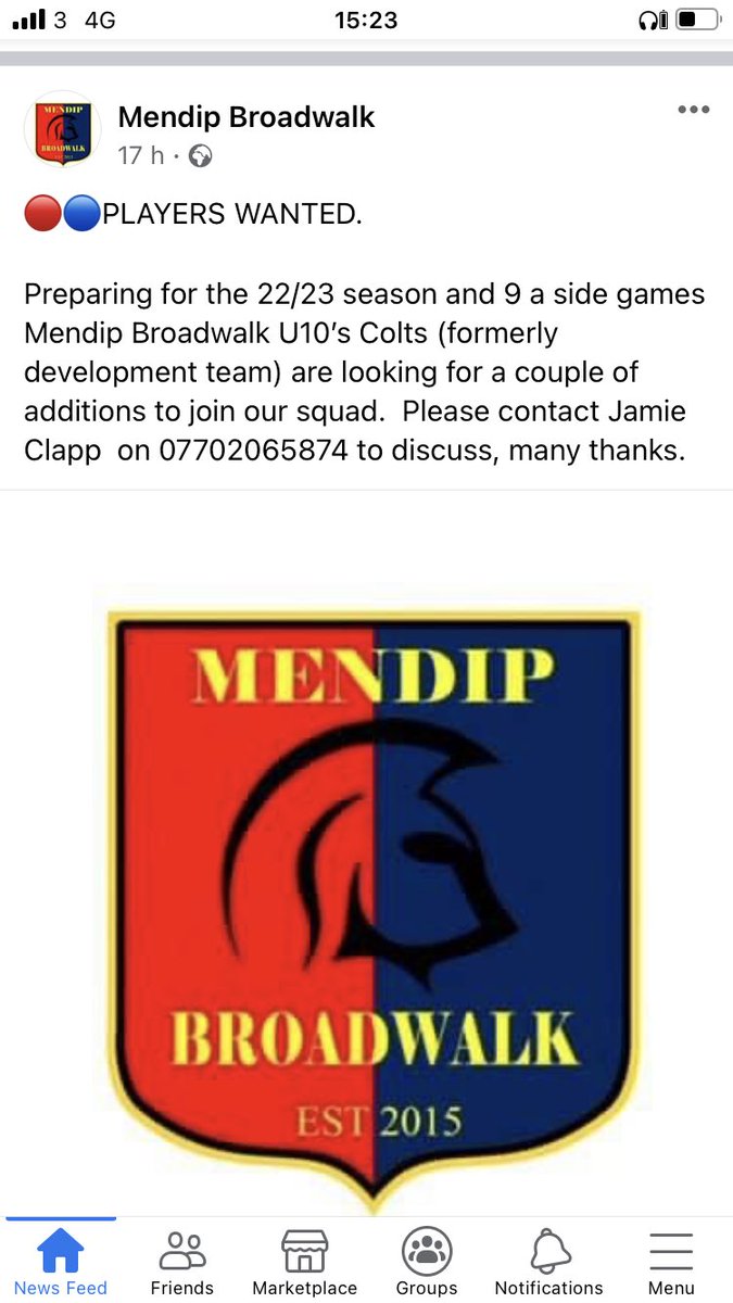 Mendip Broadwalk FC tweet media