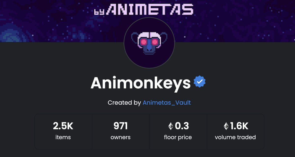 NathanHeadPhoto's tweet photo. Animetas and Animonkeys selling nice today, still got mine! https://t.co/3UxMT5v9Aw