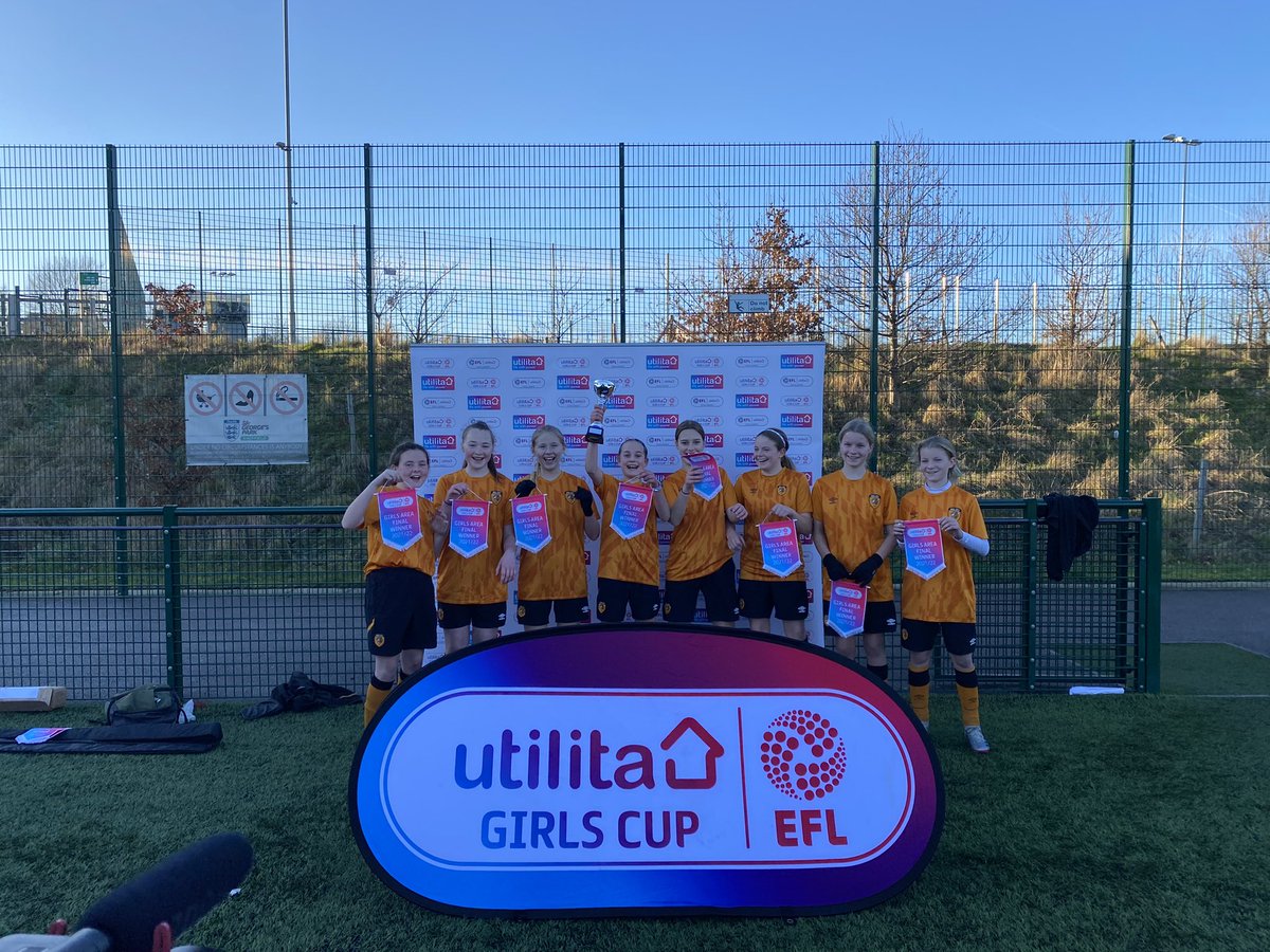 Massive congratulations to our U13 girls football team today who won their area round of the #UtilitaGirlsCup 🏆Players player goes to Belle C & Coaches player went to our captain & today’s highest goal scorer Sophie B ⚽️👏🏼 We are very proud of all of you! #EFLCup #nextround