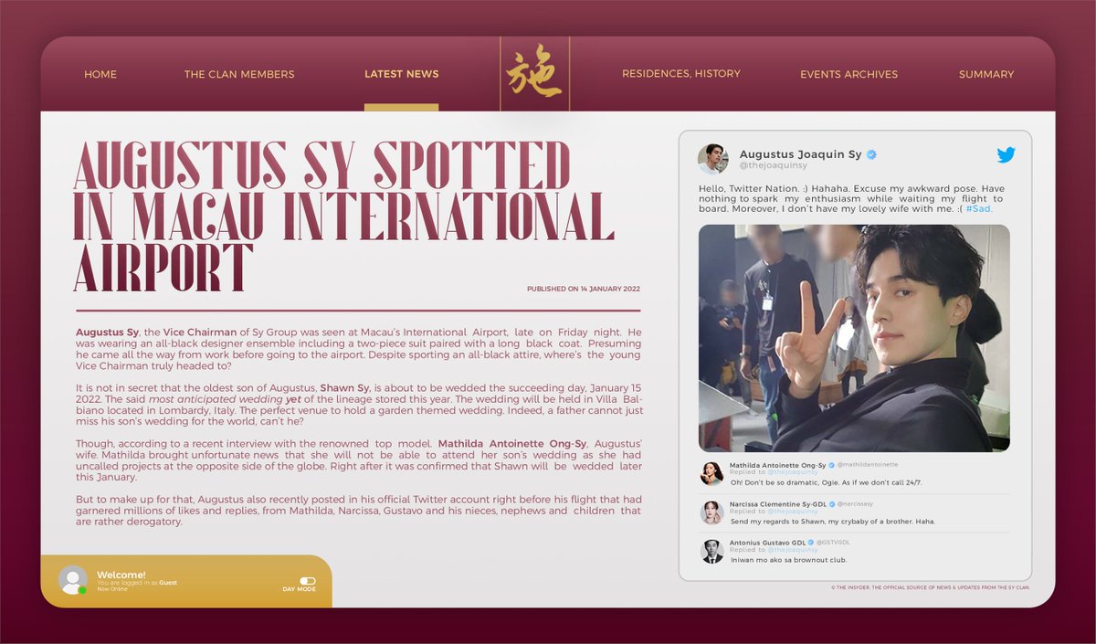 ͏͏͏͏͏͏

͏͏͏͏͏͏

      THE-INSYDER.⠀  posted an update.
      通知 — OGIE SY FLEEING MACAU?!
      O1  |  14  |  2O22   ‧   View the article! 

͏͏͏͏͏͏

͏͏͏͏͏͏