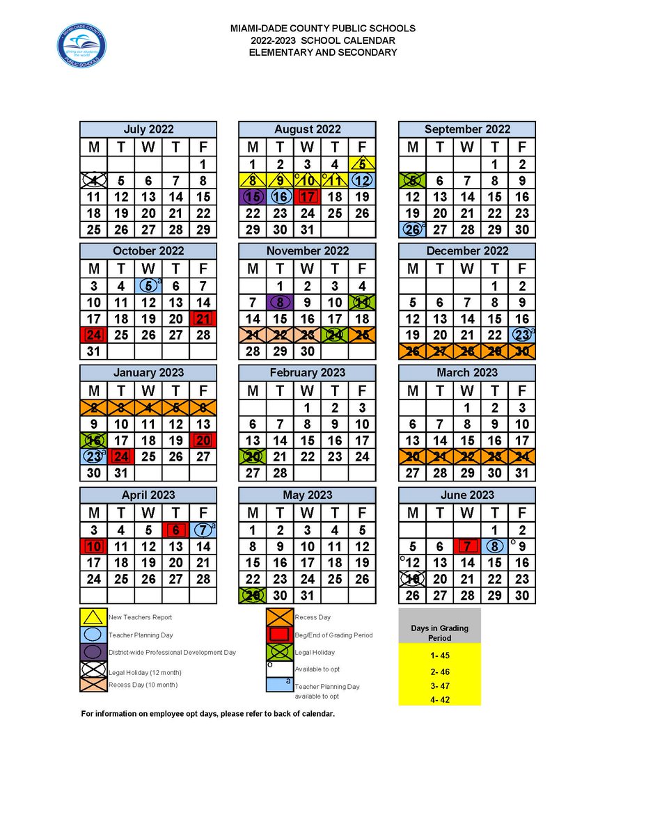 2023 And 2023 Miami Dade School Calendar Get Calendar 2023 Update