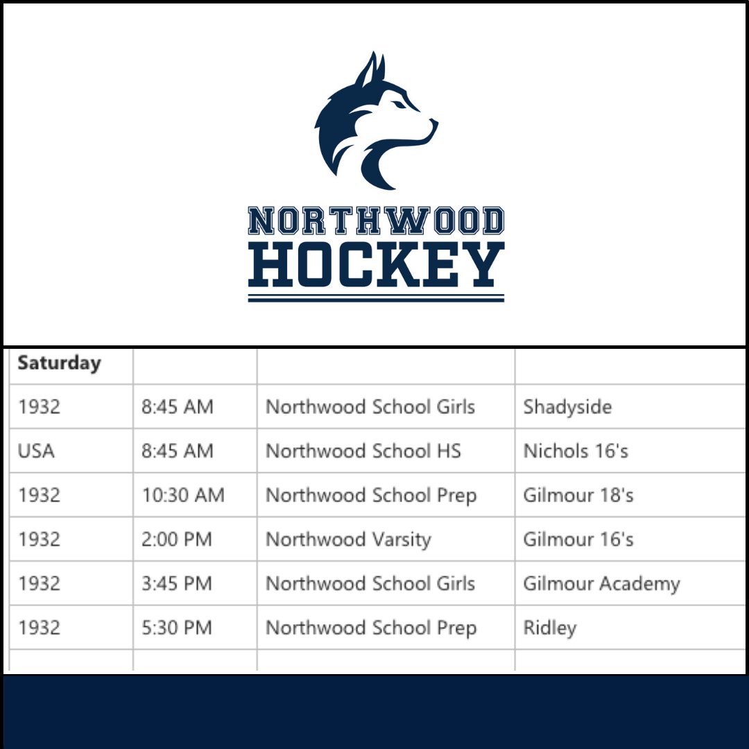 It’s go time! Tomorrow at 7:00 am the puck drops to start the 42nd Annual Northwood Invitational Hockey Tournament!

For the tournament program with roster, schedule (subject to change), and scores and results go to:
northwoodschool.org/athletics/2022…

<a href="/NorthwoodHockey/">Northwood Hockey</a> 
<a href="/thephchockey/">Prep Hockey Conference</a>