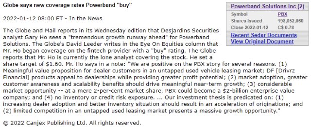 DGtrades11's tweet photo. Nice to see PowerBand Solutions in One of Canada’s top Business Newspapers. $Pbx.v $PWWBF

Desjardins Market Capital not mincing words , throwing out a $2 Billion Market Cap potential 💪 https://t.co/MGgk2nJXCO